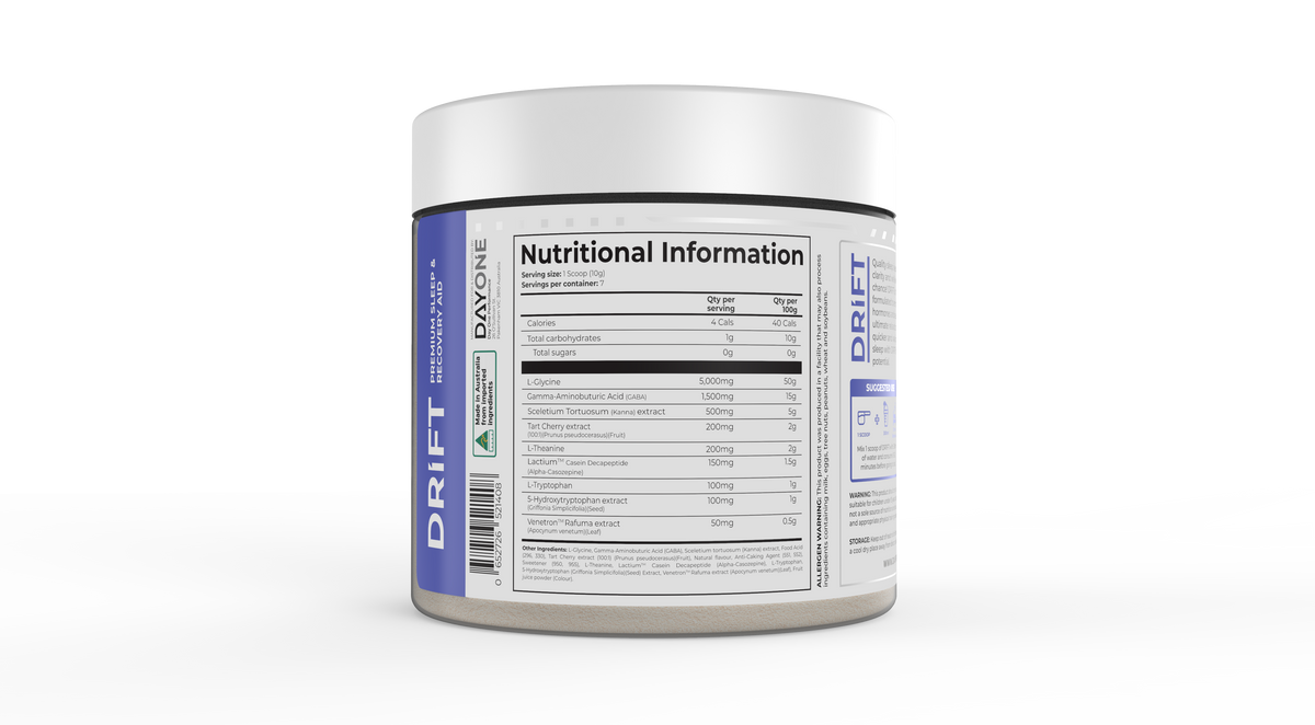 DR1FT 7-serve trial tub nutritional information